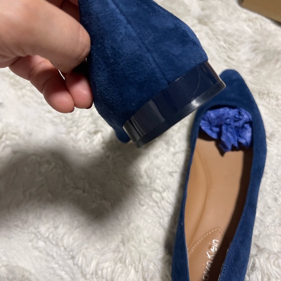 Beautiful flats Calvin Klein color blue, size 6 - Picture 3 of 3